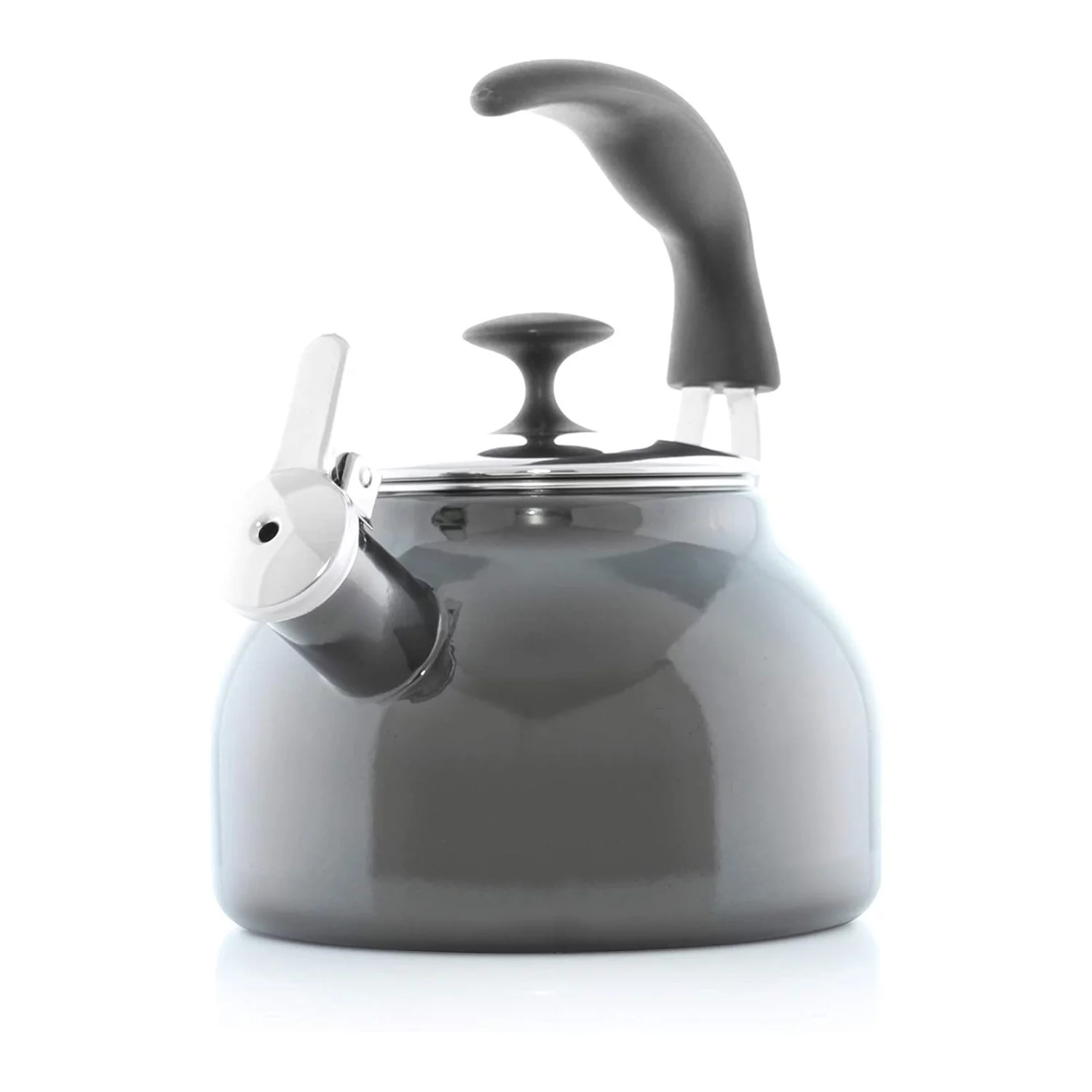 Chantal Ceylon 37-BEND ME 1.6-Quart Enamel-on-Steel Ceylon Tea kettle (Onyx)