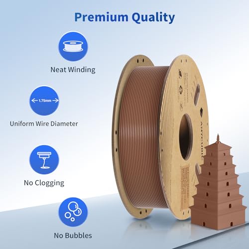 ANYCUBIC PLA+ 3D Printer Filament Bundle, PLA Plus 1.75mm Dimensional Accuracy +/- 0.02mm, Fit Most FDM 3D Printers, 1KG Spool, 2KG Gray+Gray