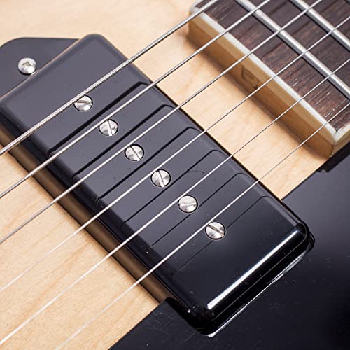 GROTE Jazz Electric Guitar Hollow Body Chrome Hardware P90 pickup (RED)