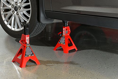 Powerbuilt 3 Ton, Bottle Jack and Jack Stands in One, 6000 Pound All-in-One Car Lift, Heavy Duty Vehicle Unijack, 640912