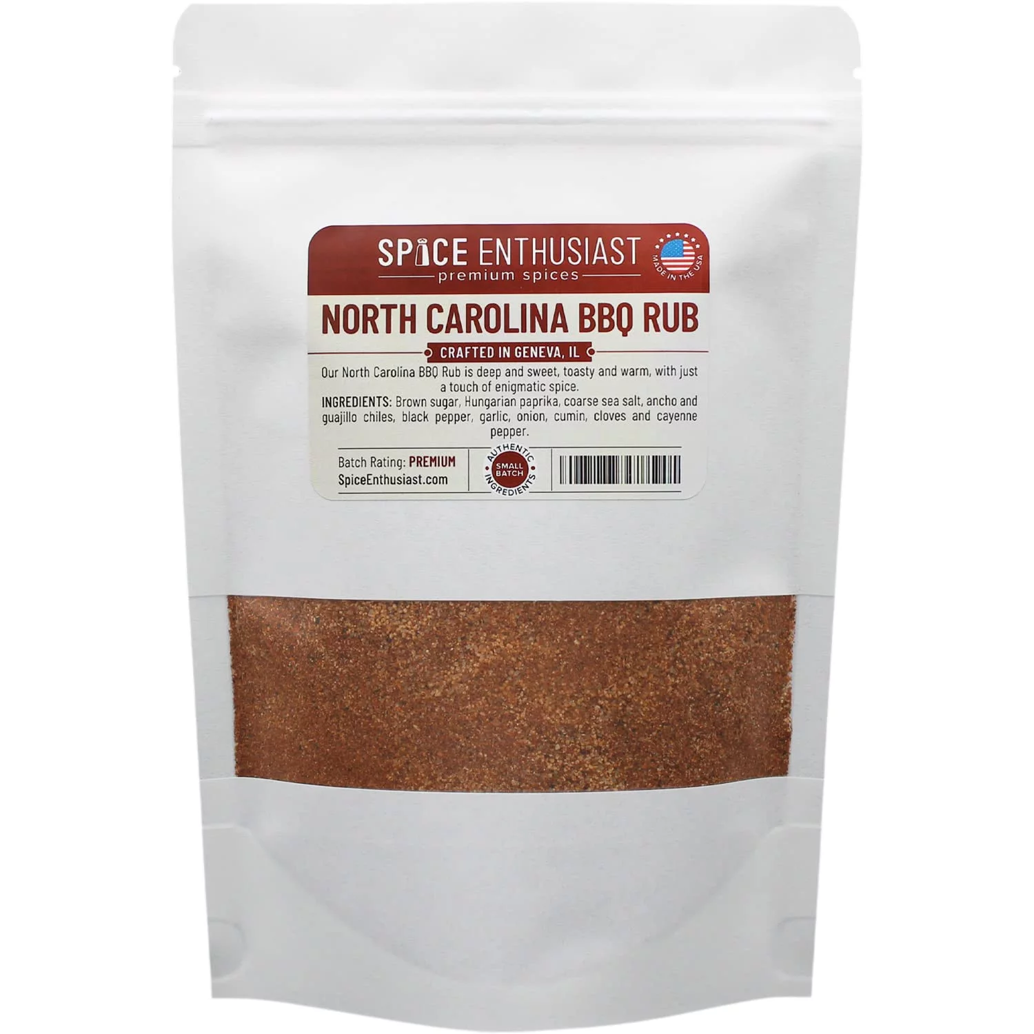 Spice Enthusiast North Carolina Bbq Rub - 8 Oz