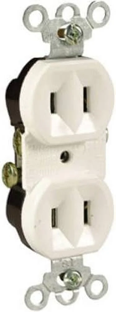 4025WCC20 Series 15A WHT DPLX Outlet