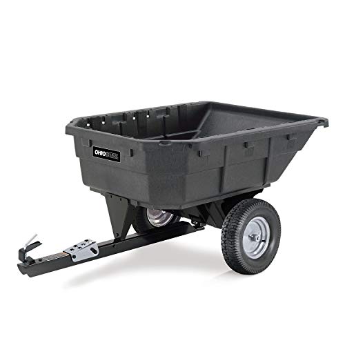Ohio Steel 1000P-SD Poly Swivel Dump Cart, 15 cu.ft., 1000 lb Load Capacity