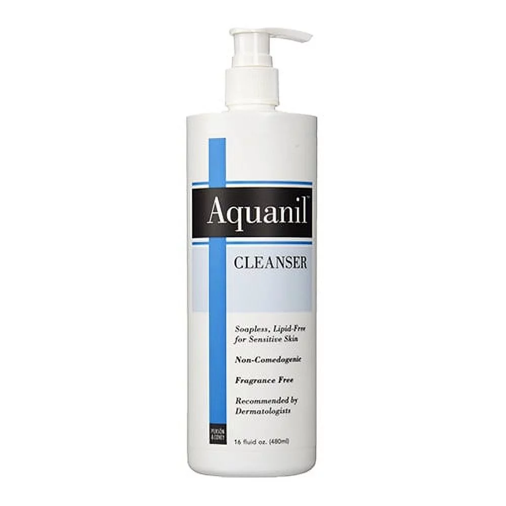 Aquanil Cleanser Lotion A Gentle Soapless Lipid Free Cleanser - 16 Oz, 2 Pack