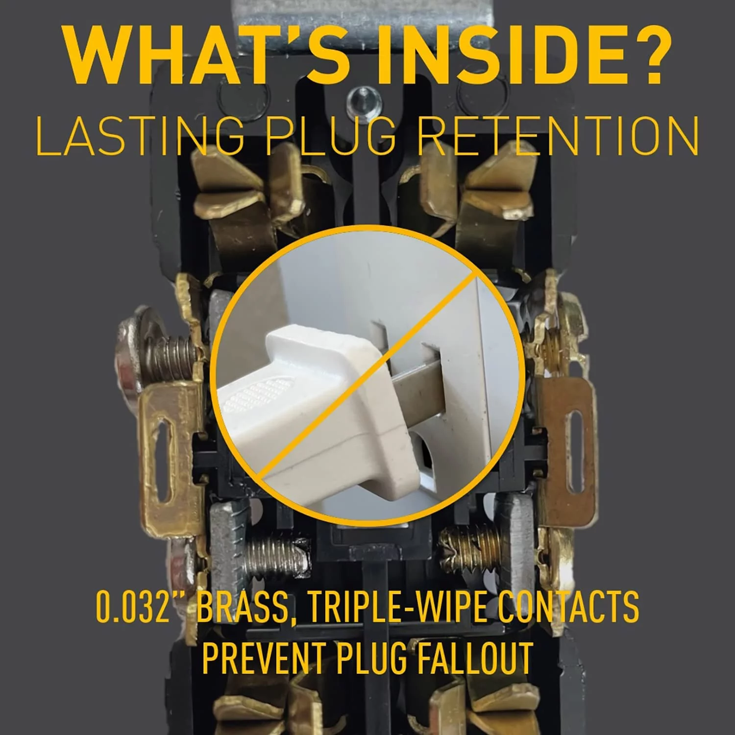 Legrand-Pass & Seymour CRB5262ICC12 15-Amp/125-volt Construction Grade Duplex Receptacle, Ivory