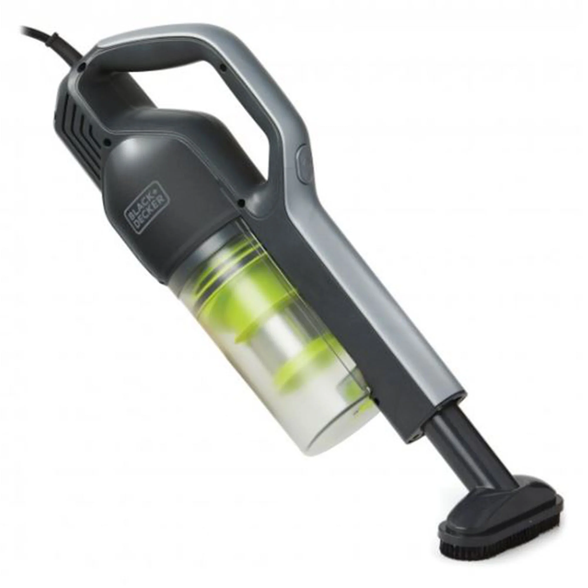 Black and Decker Stick Vacuum Cleaner with HEPA Filter, Gray and Green