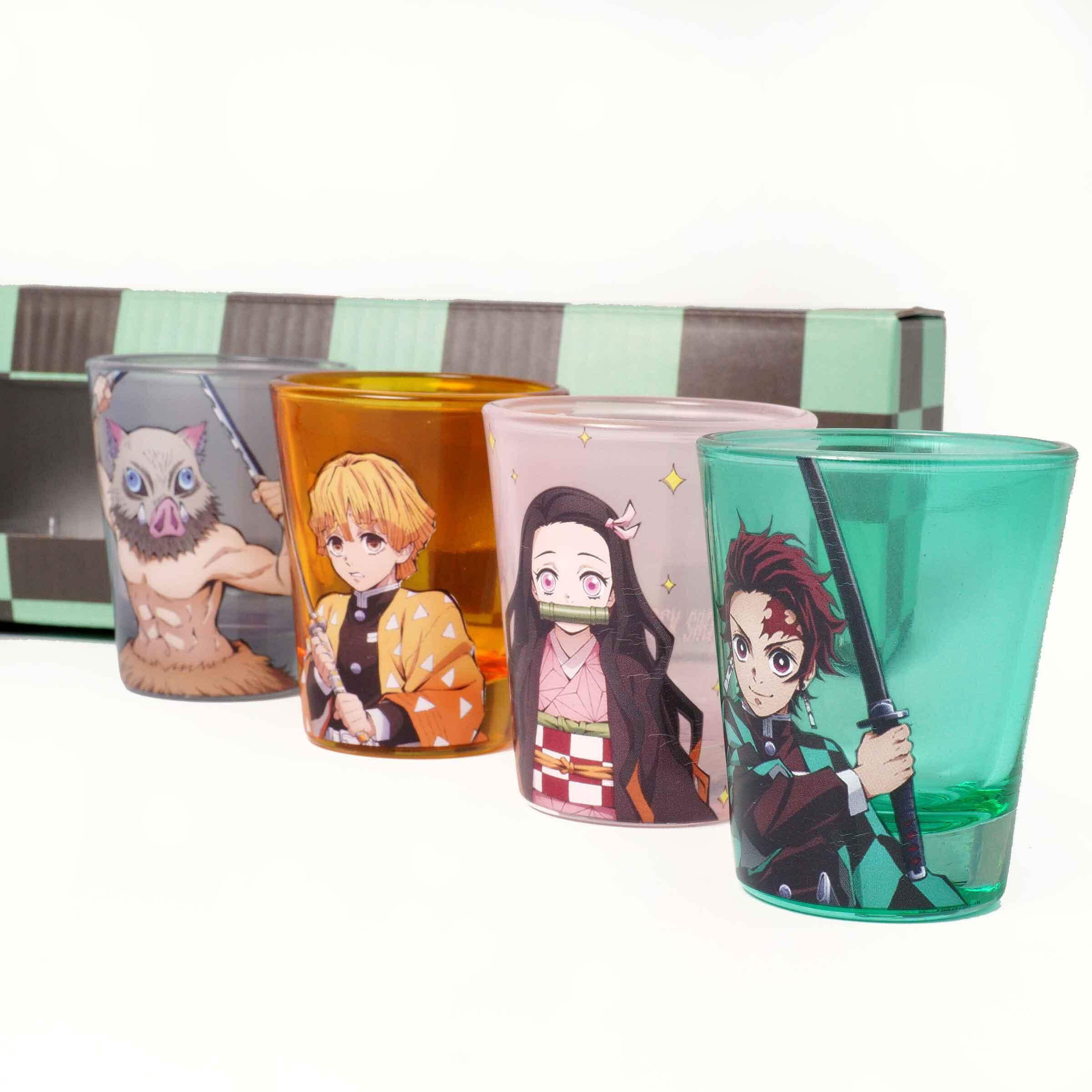Demon Slayer Group Shot Glass Set