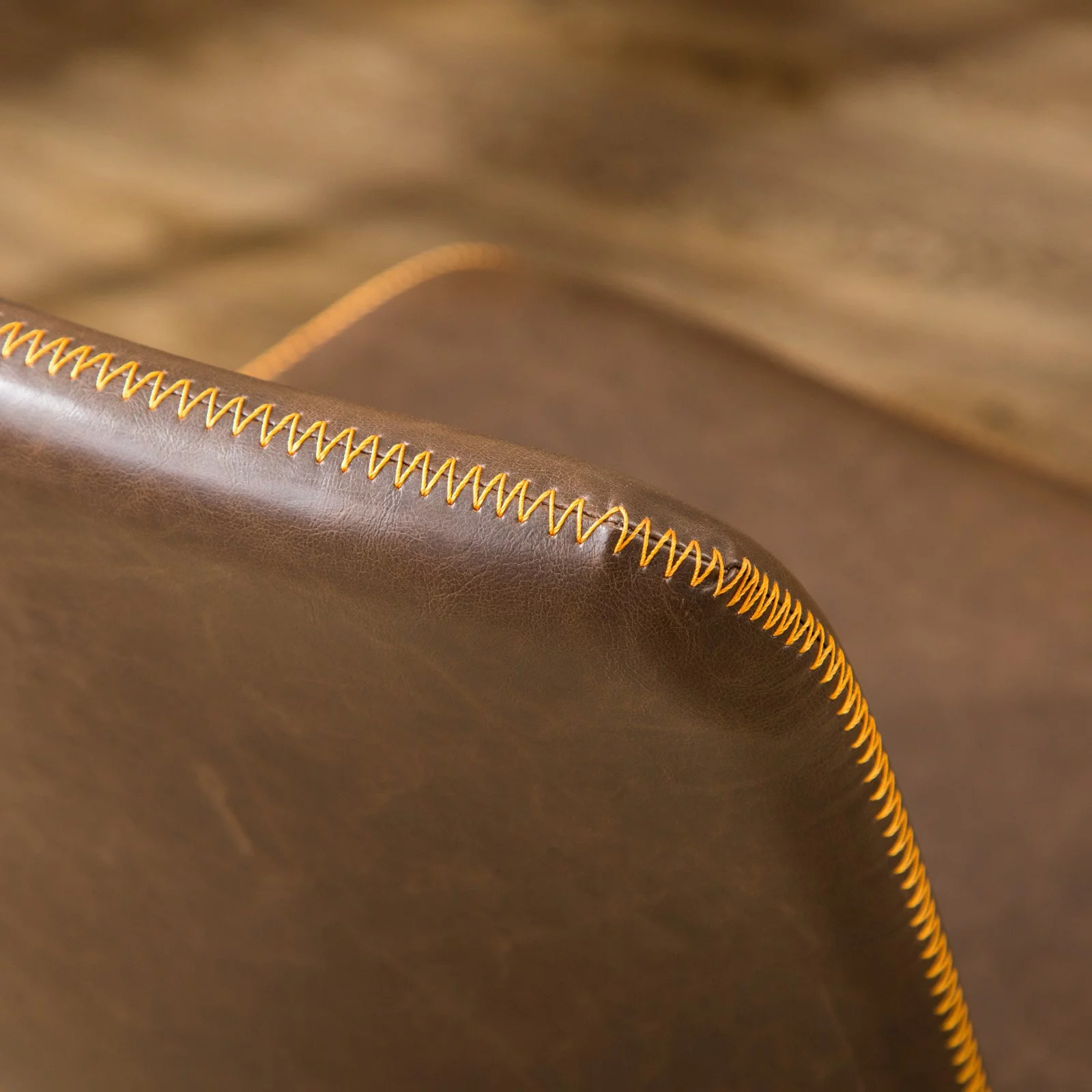 Roundhill Furniture Cesena Faux Leather Swivel Office Chair in Antique Gray