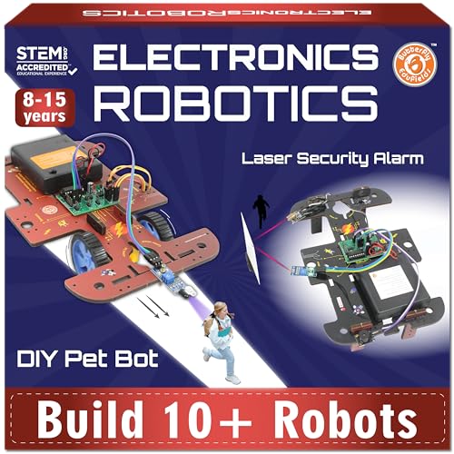 Butterfly Edufields 5in1 STEM Robotics Kit | Toys for Ages 8-13 | Smart Robot Car Kit | Gifts for Smart Kids | Electronics Robotics Kit for Kids 8-12 | Robot Building Toys Gift Set