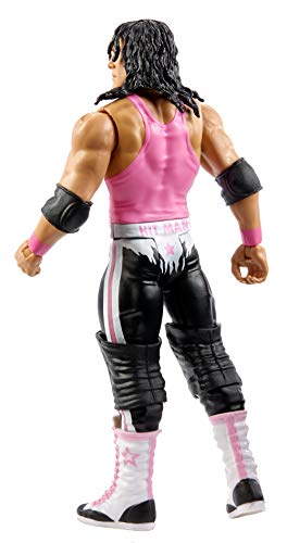Mattel WWE SummerSlam Bret 'Hitman' Hart Action Figure in 6-inch Scale with Articulation & Ring Gear