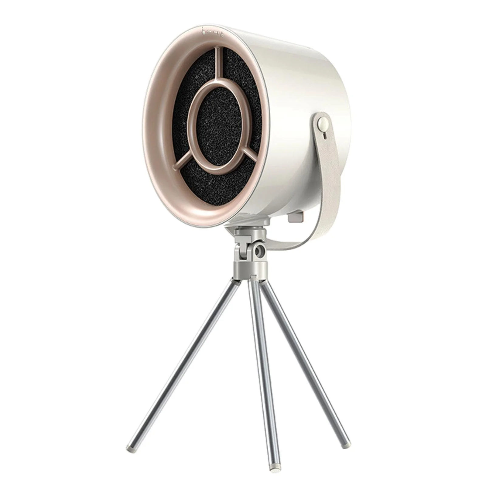 Mini Household Extractor Hood Portable Range Hood Quiet Operate Adjustable Angle Desktop Cooker Hood for Apartment Frying BBQ white