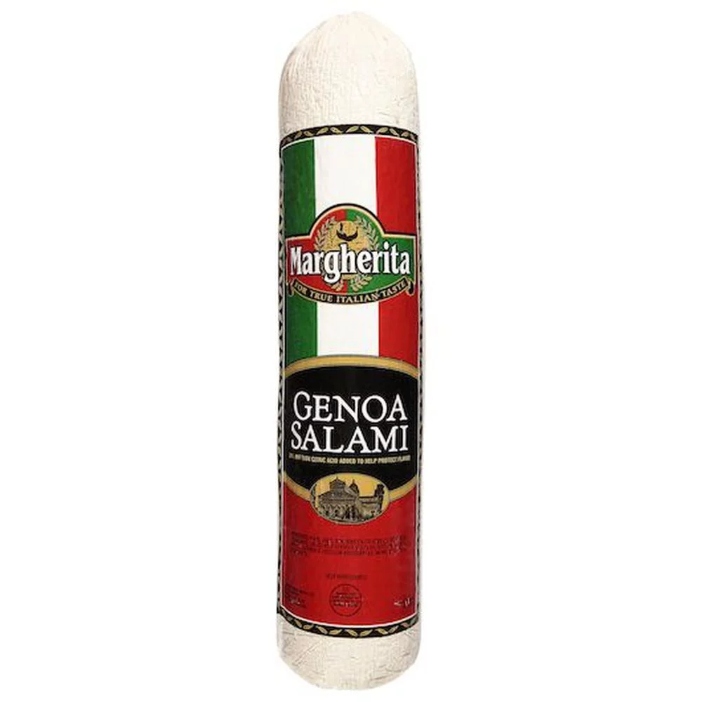 Margherita Genoa Deli Salami, 6.7 Pound -- 3 per case.