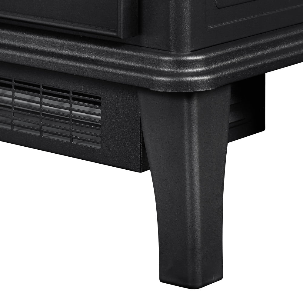 Duraflame 1,000 sq ft Infrared Quartz Electric Fireplace Stove Heater, Black