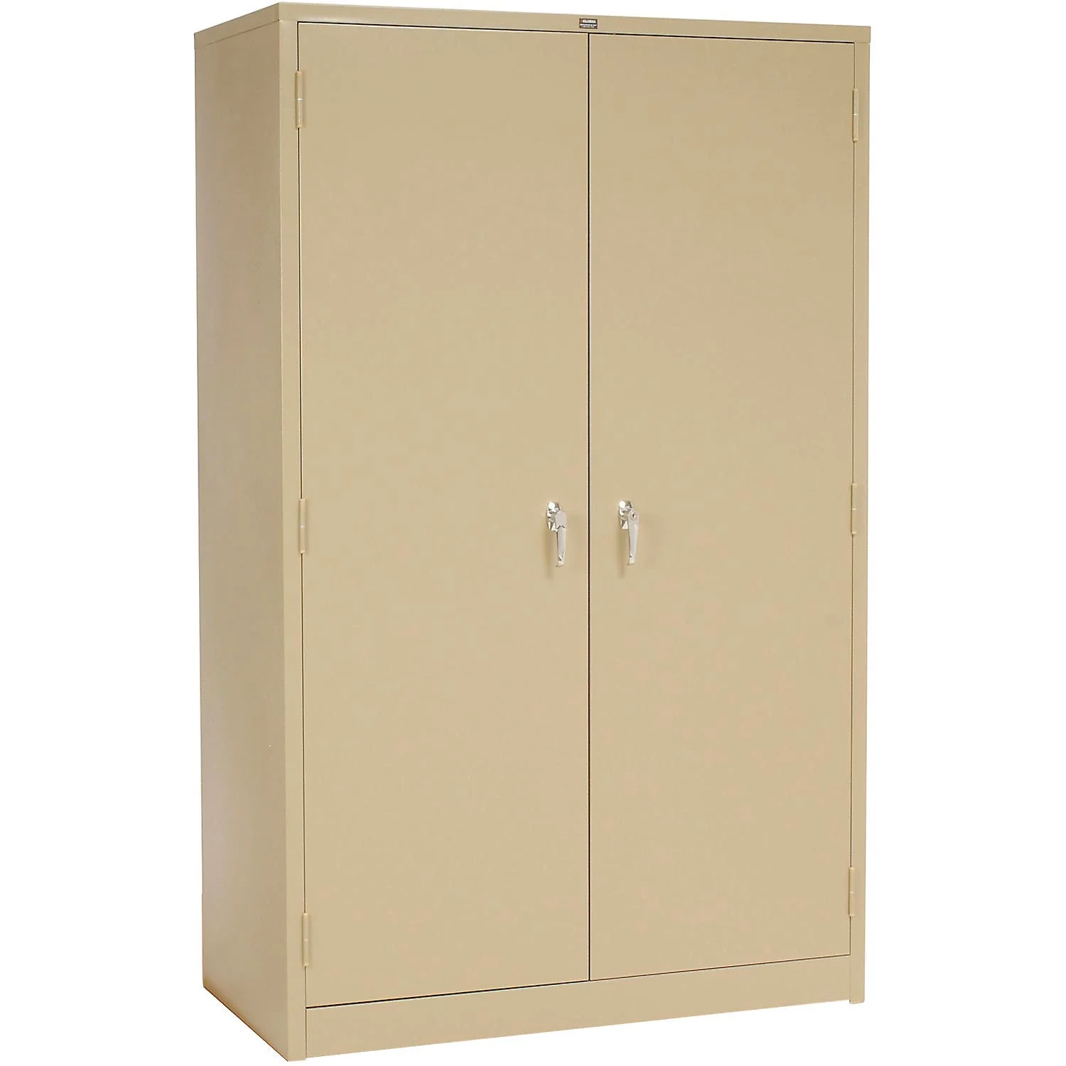 Global Industrial 493313TN Assembled Storage Cabinet, Tan - 48 x 18 x 78 in.