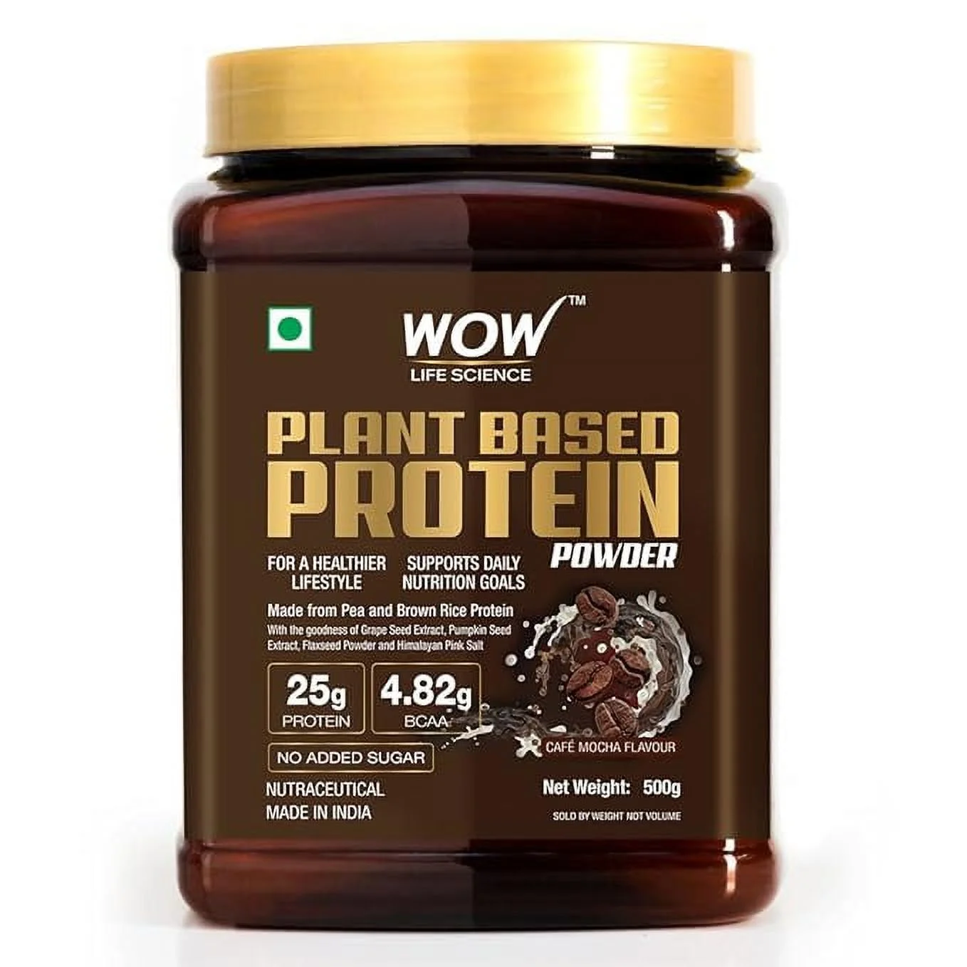 Plant Based Protein Powder with the Taste Of Café Mocha (500g)