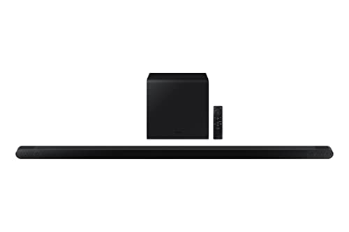 SAMSUNG HW-S50B/ZA 3.0ch All-in-One Soundbar w/Dolby 5.1, DTS Virtual:X, Q Symphony, Built in Center Speaker, Adaptive Sound Lite, Bluetooth Multi Connection, 2022 Black
