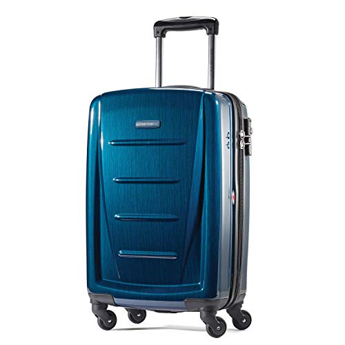 Samsonite Winfield 2 Hardside Expandable Luggage with Spinner Wheels, Brushed Anthracite, Checked-Large 28-Inch