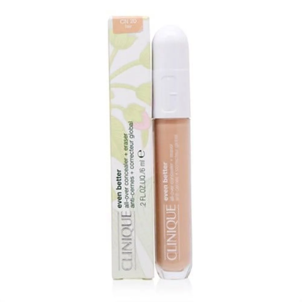 CLINIQUE EVEN BETTER CONCEALER 0.20 OZ CN 20 FAIR CLINIQUE/EVEN BETTER ALL-OVER CONCEALER + ERASER CN 20 FAIR 0.2 OZ