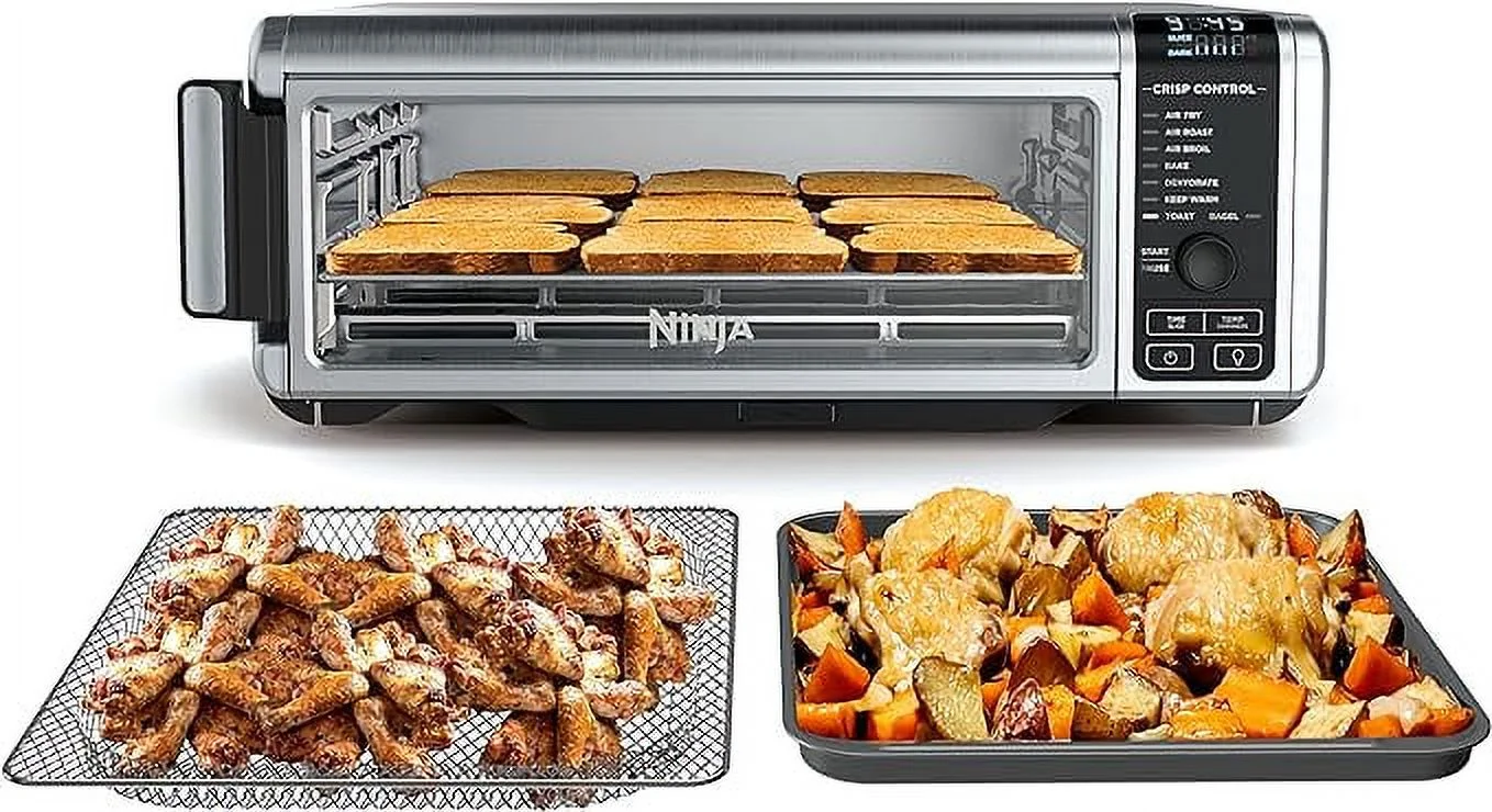 Open Box Ninja Foodi SP101/FT102CO Air Fryer XL Capacity - Stainless Steel Finish