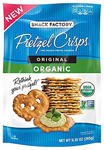 PRETZEL CRISP, PRETZL CRISP, OG2, ORIGINAL, Pack of 12, Size 9.35 OZ - No Artificial Ingredients 95%+ Organic12