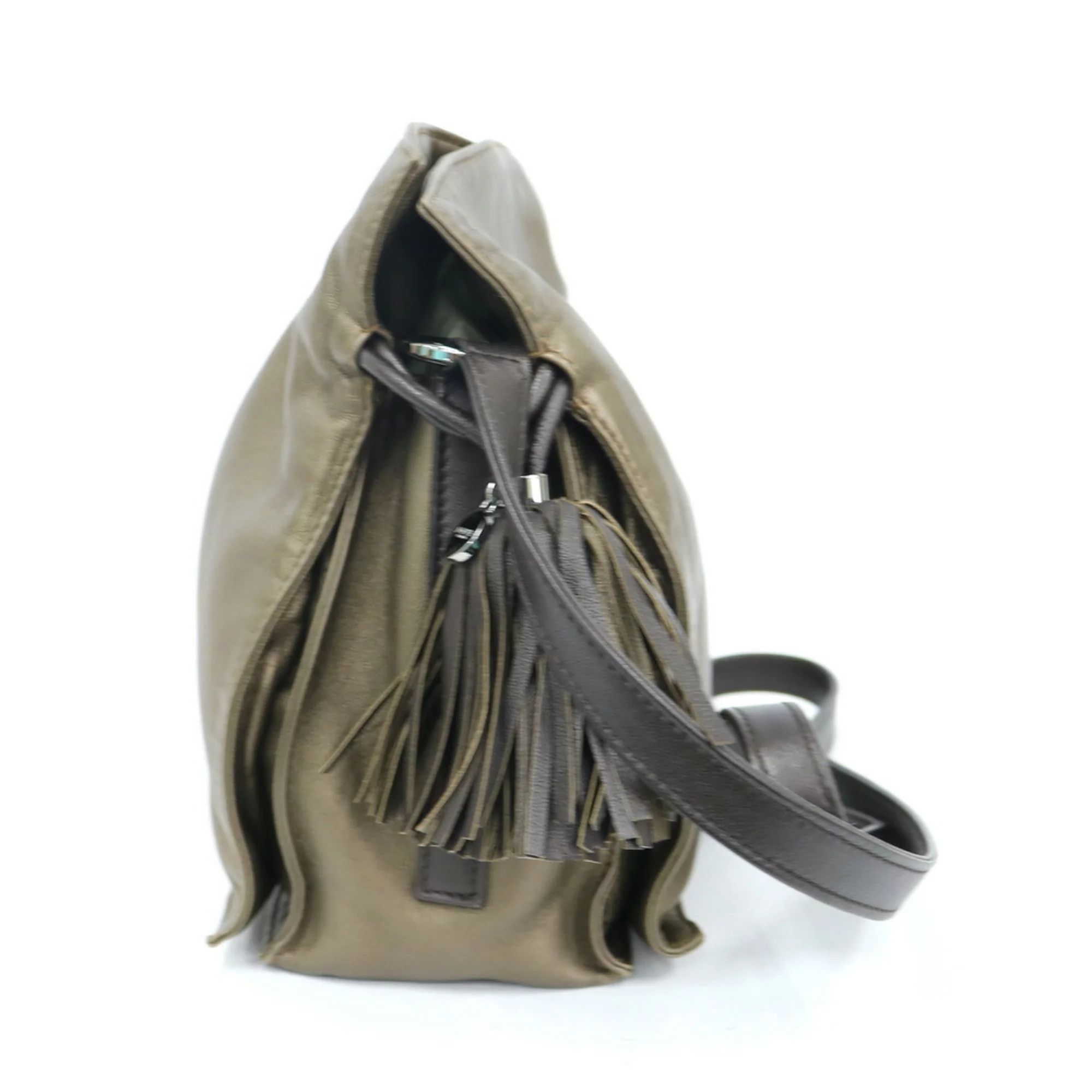 Pre-Owned LOEWE Loewe Shoulder Bag Flamenco Bronze Ladies (Fair)