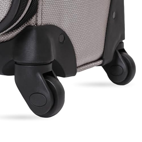 SwissGear Sion Softside Expandable Roller Luggage, Teal, 3 Piece Set (21/25/29)