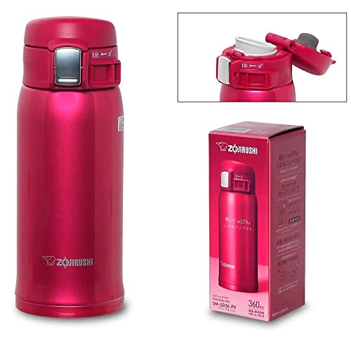 Zojirushi SM-SA60BA Stainless Steel Vacuum Insulated Mug, 1 Count (Pack of 1), Black, 20 oz.