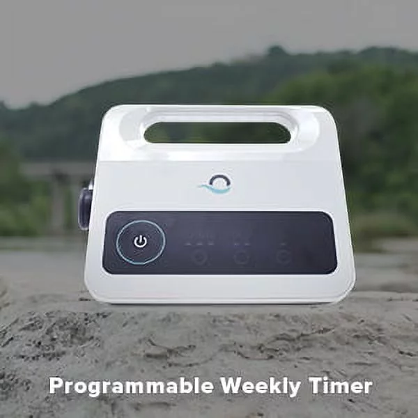 DOLPHIN Quantum Automatic Robotic Pool Cleaner with Extra-Large Filter Basket and Intense Waterline Scrubbing Power, Ideal for In-ground Swimming Pools up to 50 Feet