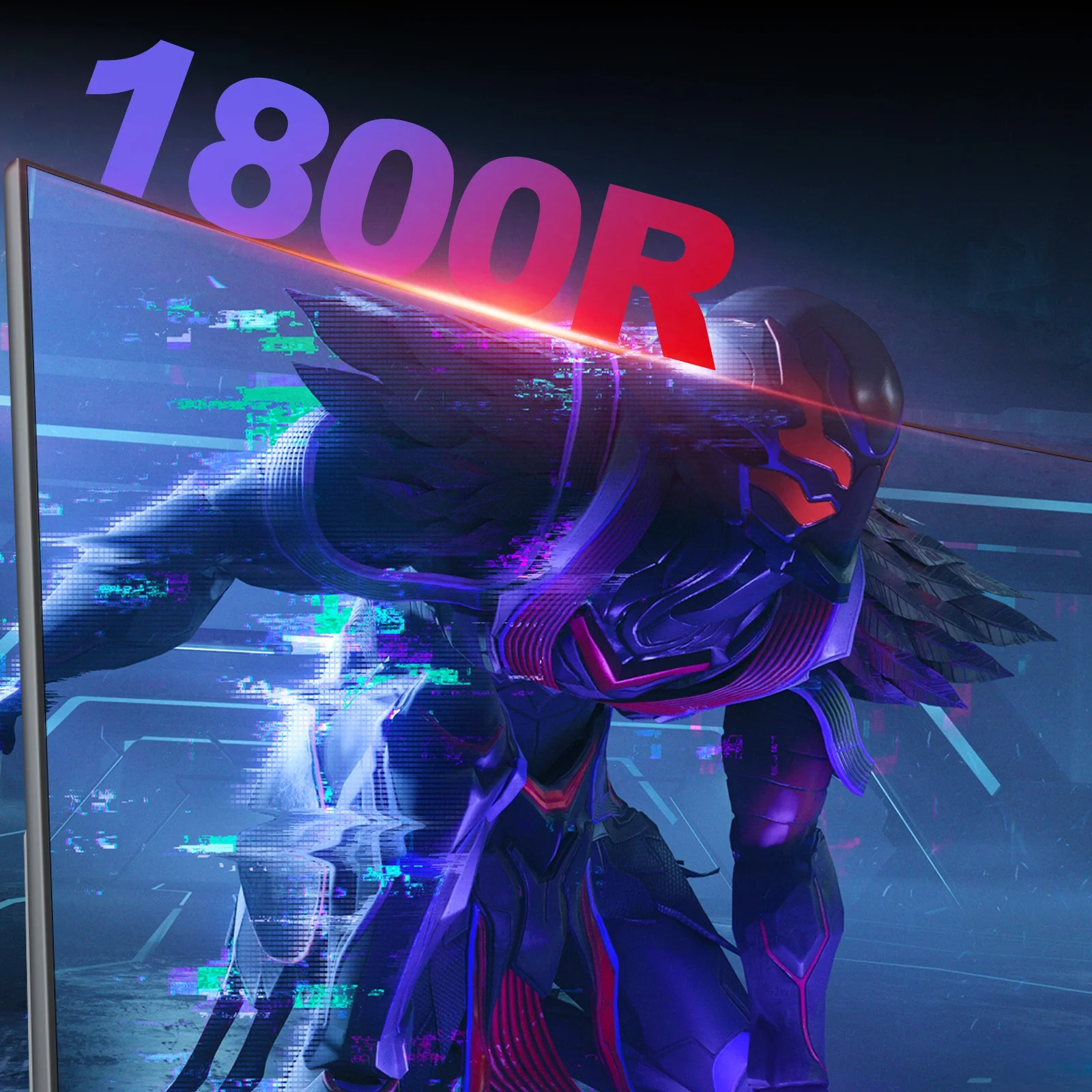 Gawfolk 27 Inch Curved Monitor 100hz,Gaming PC White Computer Monitor FHD 1080P, 1800R Frameless, Built-in Speakers, HDMI