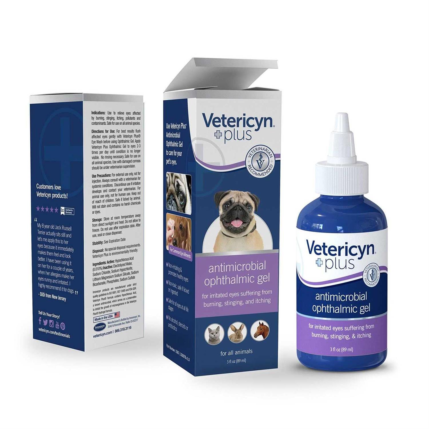 Vetericyn Ophthalmic Gel - Pet Supplies online store