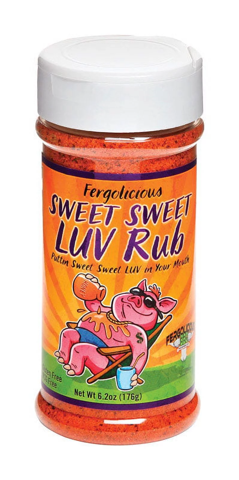 Fergolicious Luv Sweet Seasoning Rub 6.2 oz