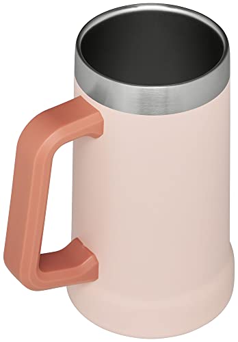 Stanley Stay-Chill Beer Stein 24 oz | Heavy Duty Big Grip Handle | Beer Tumbler Drink Cup, Holds 2 Cans | Insulated Stainless Steel Party Mug | BPA-Free | Azure