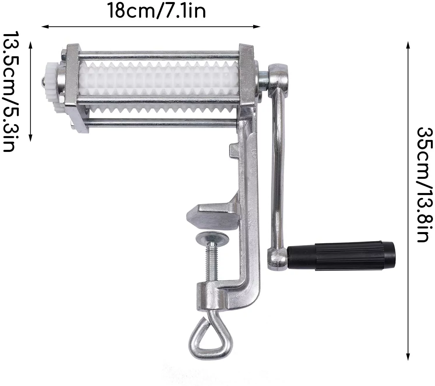 OUKANING Meat Tenderizer Cuber Steak Machine Flatten Cast Iron Kitchen Tool