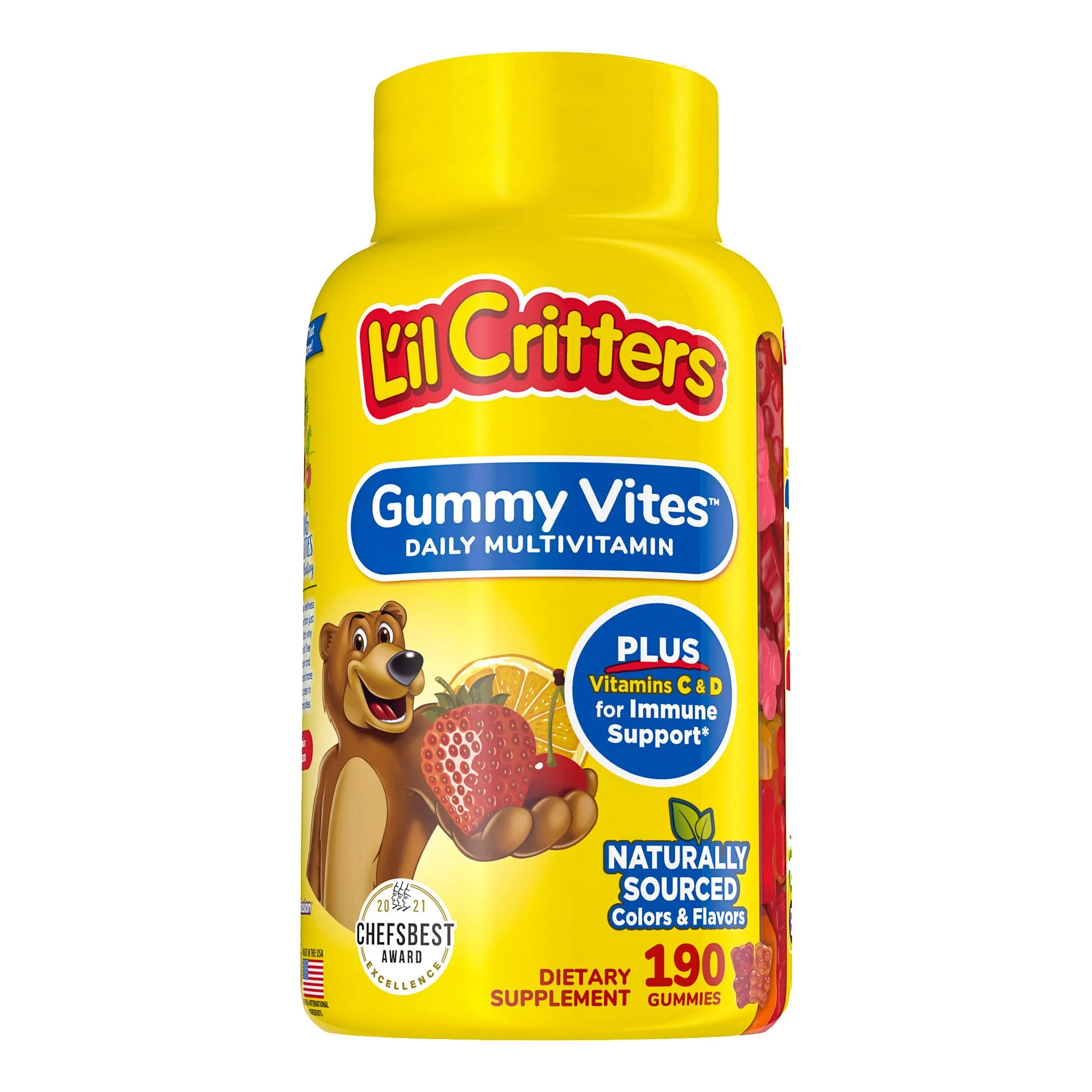 L'il Critters Gummy Vites Daily Kids Gummy multivitamin (Pack of 6)
