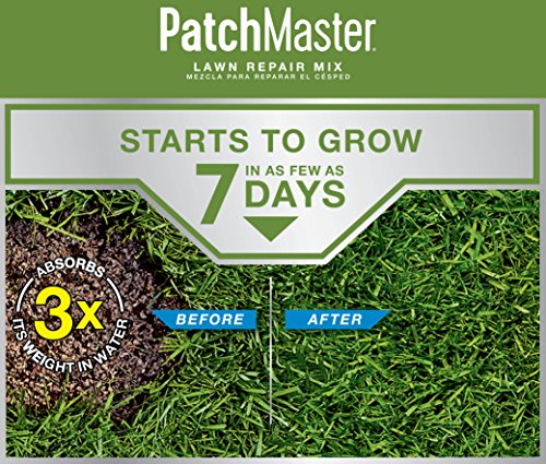 Scotts PatchMaster Lawn Repair Mix Tall Fescue Mix, Combination Grass Seed, Fertilizer, and Mulch, 4.75 lbs.