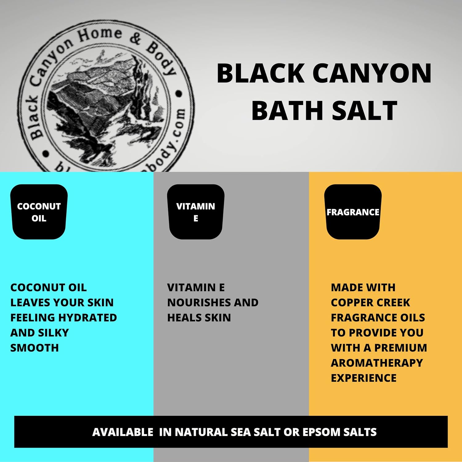 Black Canyon Vampire Breath Scented Sea Salt Bath Soak, 20 Oz