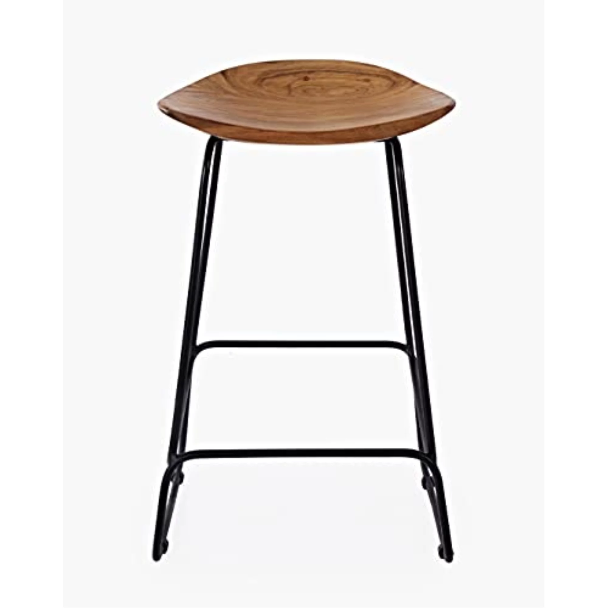 Jofran Nature's Edge Modern Solid Wood Counter Height Backless Stool (Set of 3)
