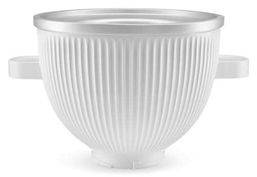 KitchenAid Ice Cream Maker Attachment for Stand Mixer, 2 Quart, KSMICM, White