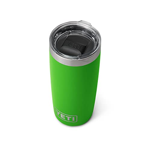 YETI Rambler 10 oz Tumbler, Stainless Steel, Vacuum Insulated with MagSlider Lid, Firefly Yellow