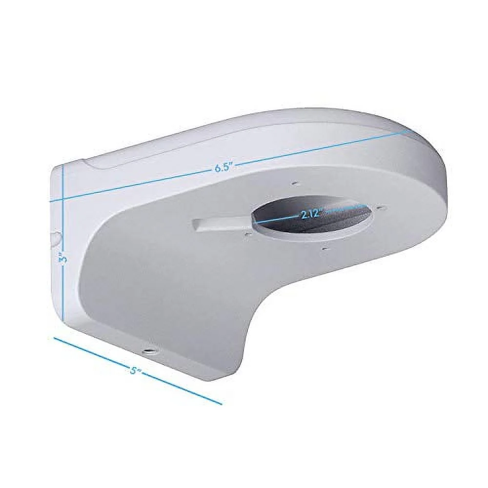 Amcrest AMCPFB204W Wall Mount Bracket for Dome Cameras, Compatible w/ AMC720DM28-B/W,AMC1080DM36-B/W, AMC721DM36-B/W, AMC1081DM36-B/W POE IPC: IP2M-844EB/W, IP4M-1055EB/W, IP4M-1026E, IP8M-T2499EW