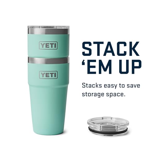 YETI Rambler 20 oz Stackable Tumbler, Stainless Steel, Vacuum Insulated with MagSlider Lid