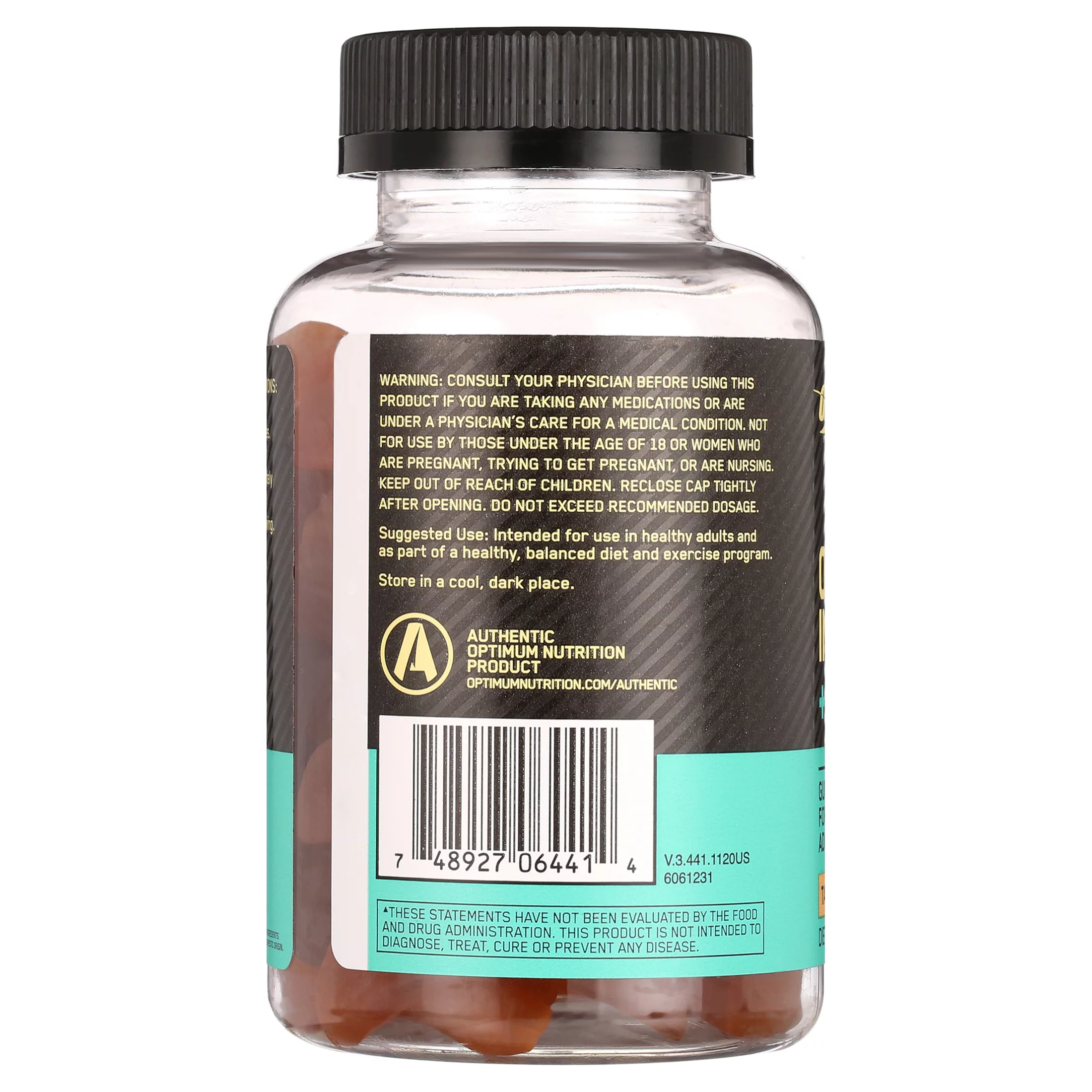 Optimum Nutrition, Immunity + Probiotics Vitamin Gummies, Tangerine, 60 Gummies, 30 Servings