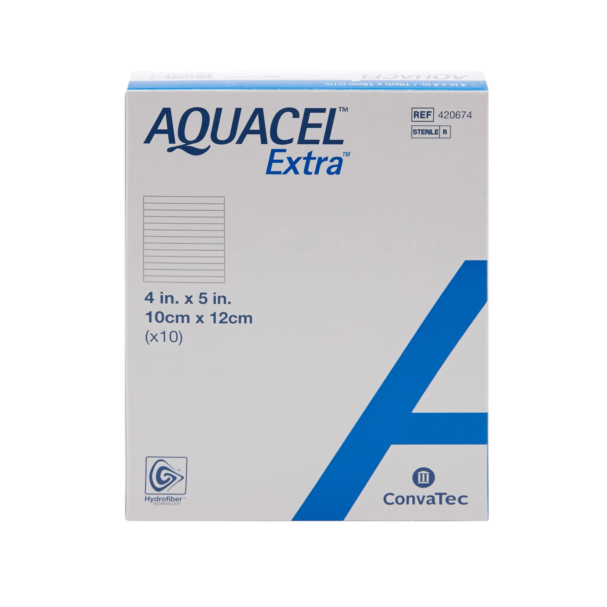 Aquacel® Extra™ Hydrofiber Dressing, 10/Box (785799_BX)