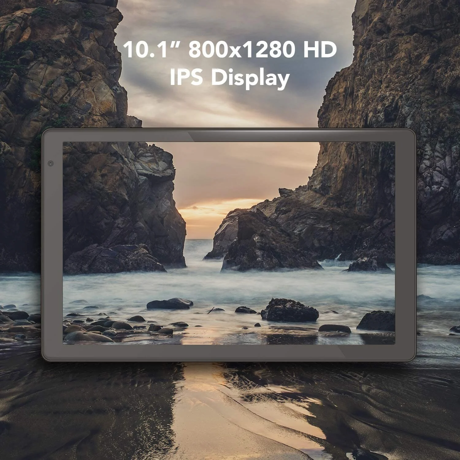 Ematic MOTILE EGQ101DG 10.1” IPS Touch Screen HD Quad-Core Performance Big Android Tablet, 4G LTE/3G/2G, WiFi, Bluetooth, 32GB Storage (Dark Gray) - New