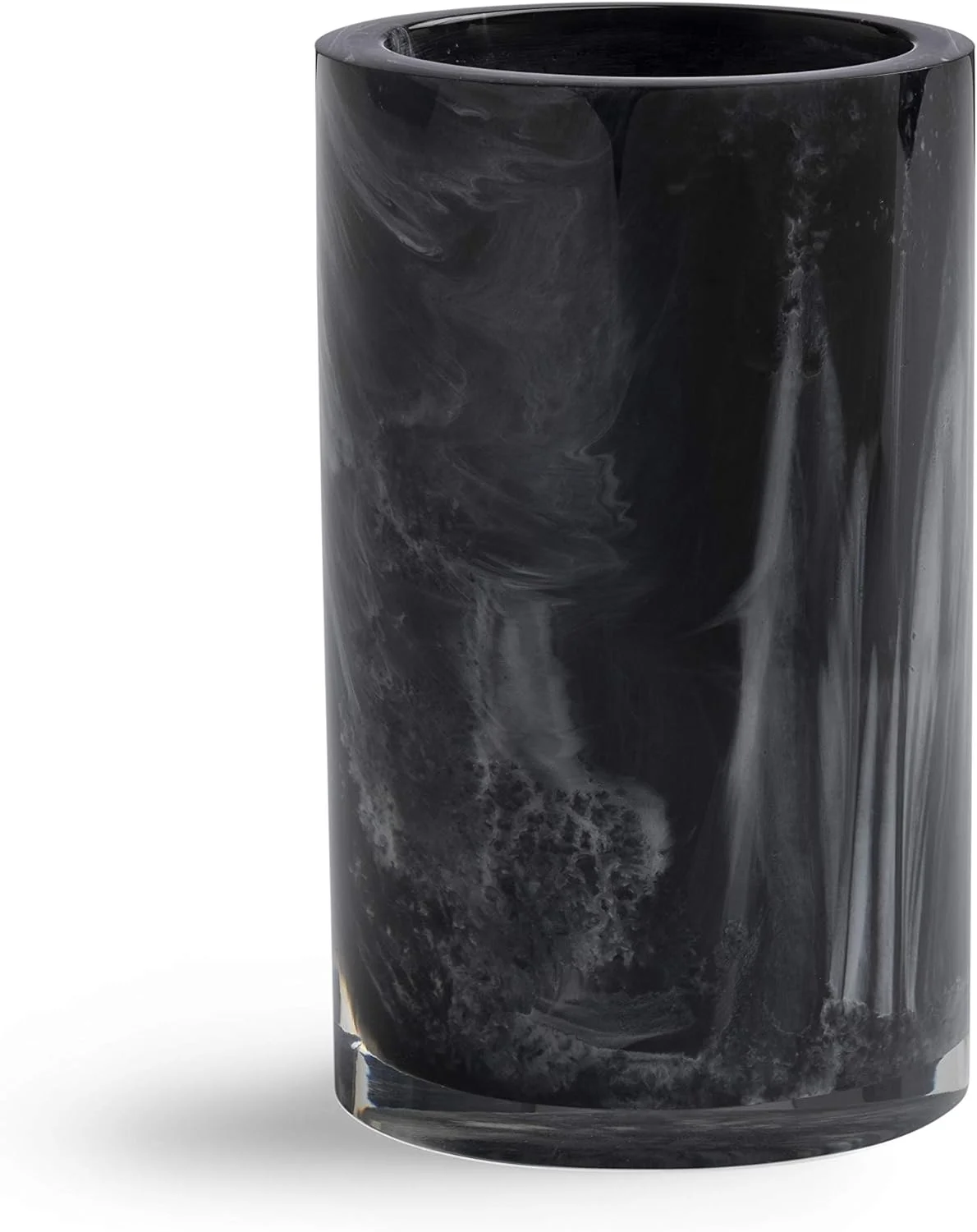 Bologna Black , Cup For Bathroom Vanity, Countertops For Rinsing, Drinking, Storing, Organizing Makeup Accessories