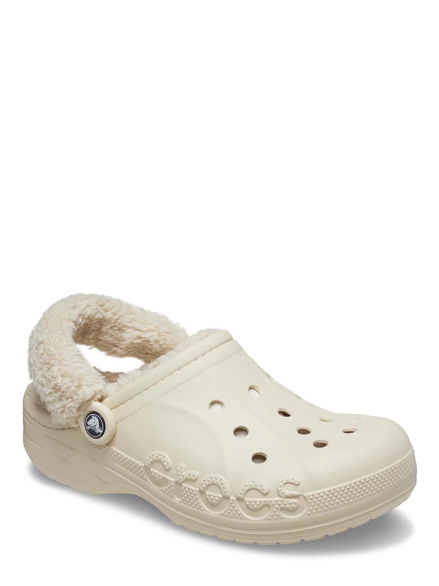 Crocs Unisex Baya Lined Fuzz Strap Clogs