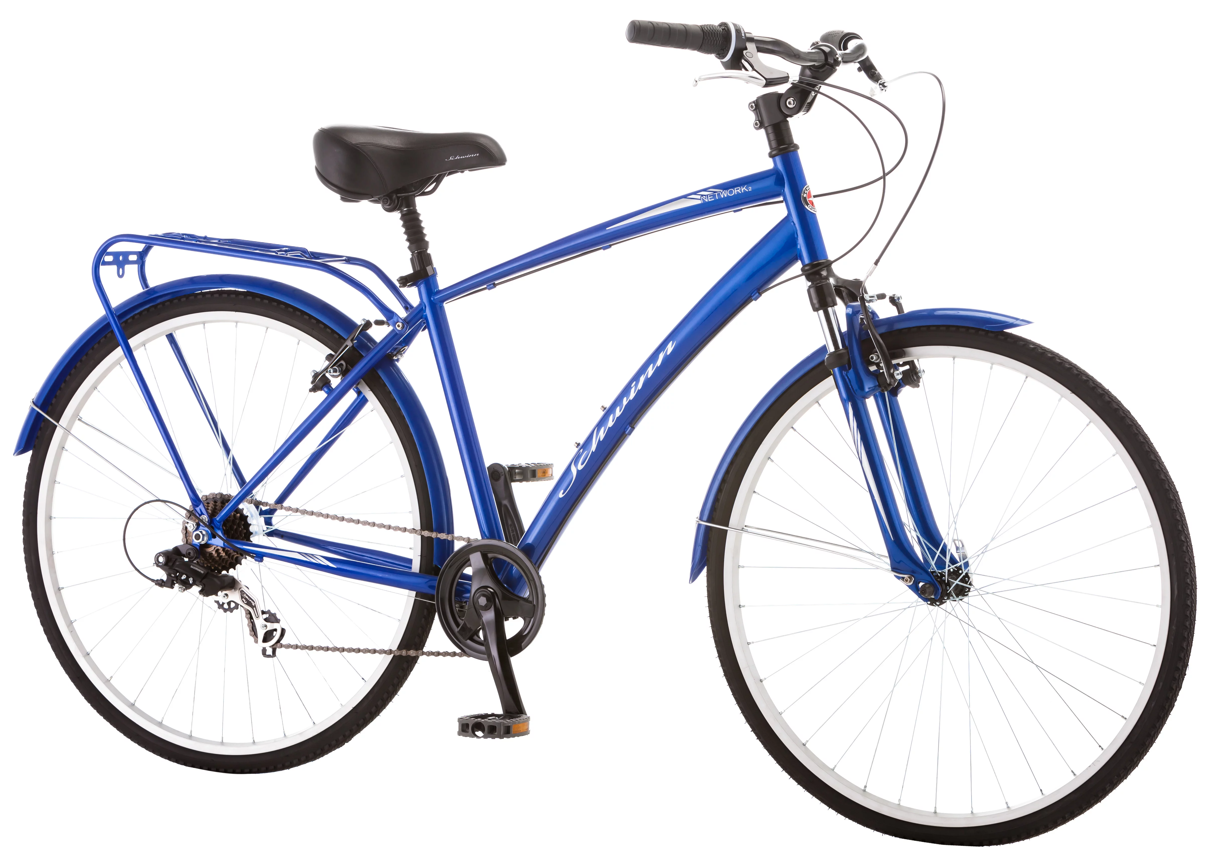 Schwinn Network 2.0 Bicycle-Color:Blue,Size:700C,Style:Men's Hybrid