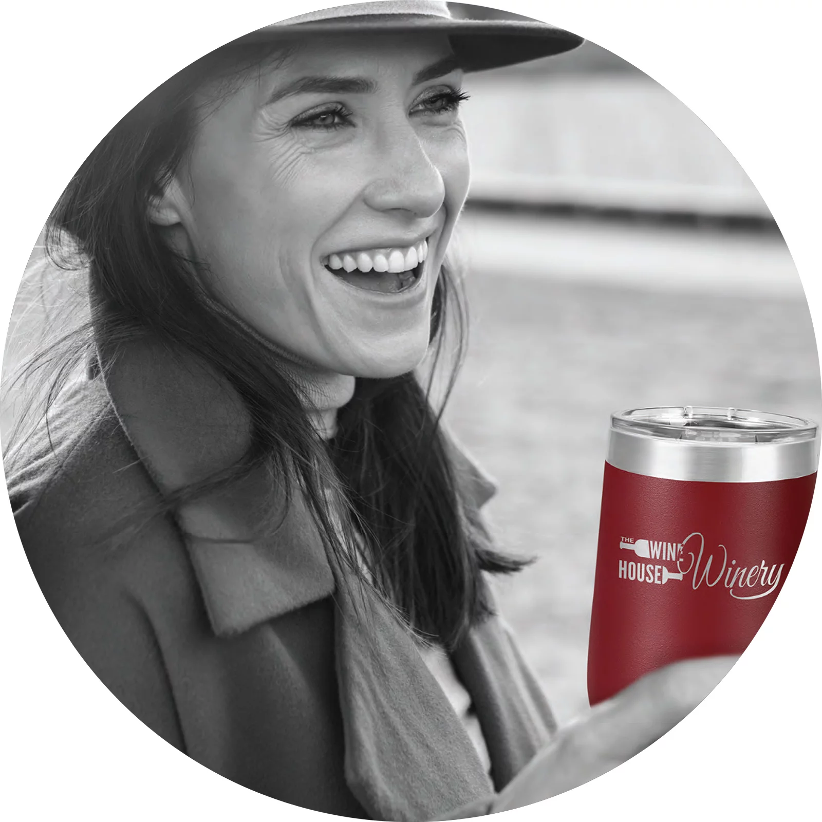 AW139 Wine Tumbler 12 oz - Laser Engraved - Polar Camel - Stainess Steel - Vacuum Insulated - Double Walled - Wine Glass - Stemless - Drinkware Clear Lid - leonardo - White