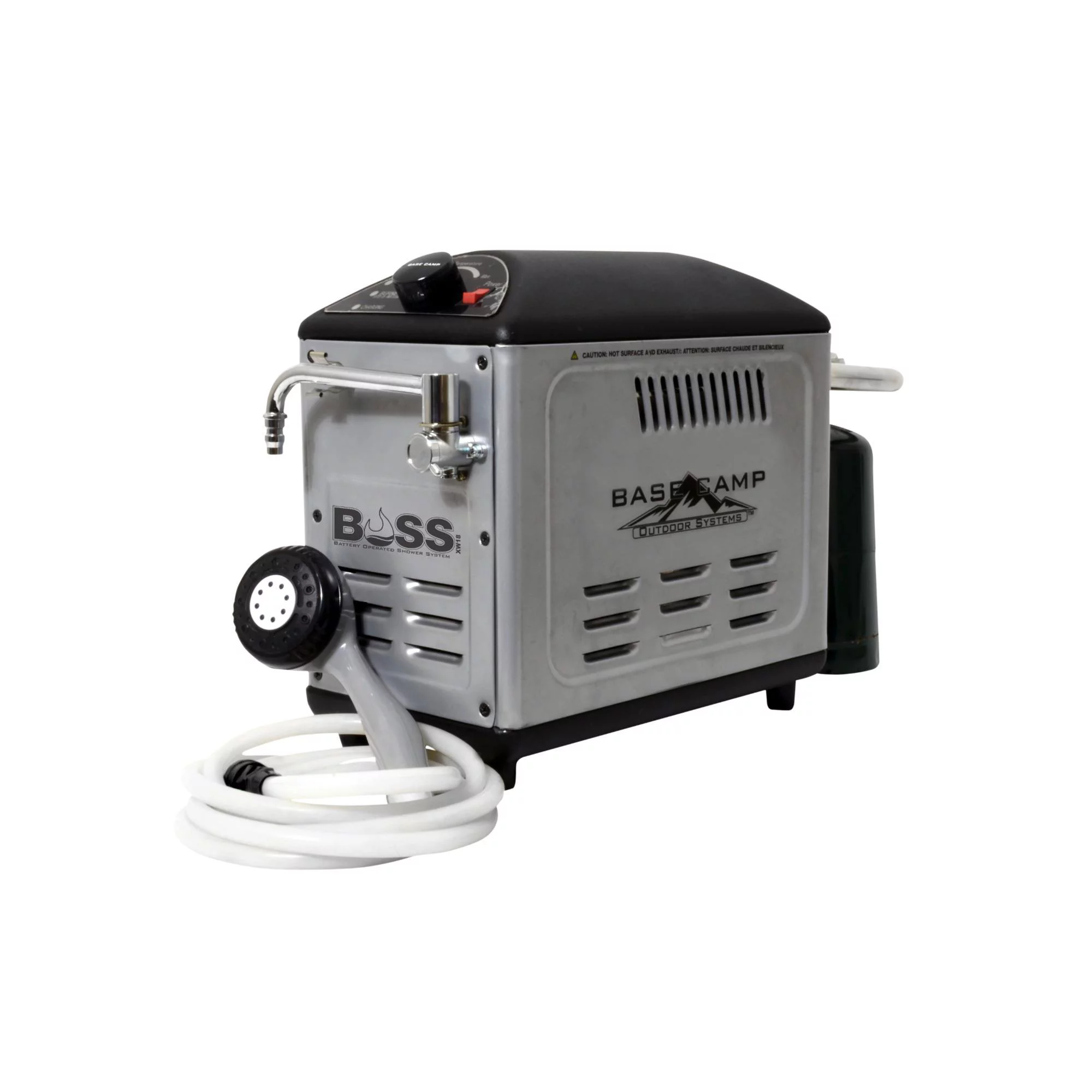 Mr. Heater BaseCamp BOSS-XW18 Battery Operated Shower System with 10-Feet Hose