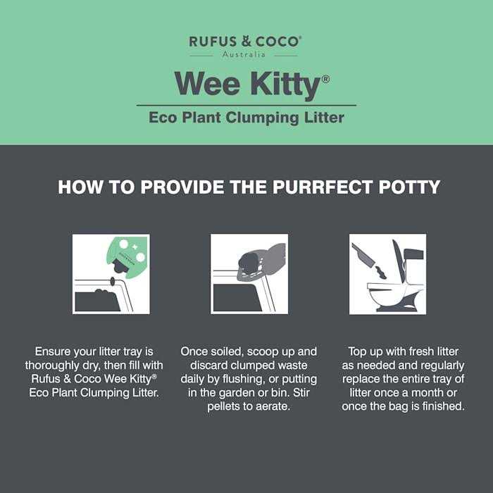 Rufus & Coco Wee Kitty Eco Plant Clumping Cat Litter - Pet Supplies online store